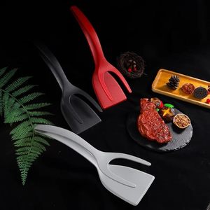 2'si 1 Arada Kavrama ve Çevirme Spatula Maşası Çevre Dostu Yeniden Kullanılabilir Balık Krep Fransız Tostu Omlet Yapma Aracı Silikon Pişirme Spatulası - Product Image 3