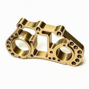 Soporte de Conexión de Aleación de Aluminio Mecanizado por CNC de 5 Ejes para Accesorios de Motocicleta Anodizados Personalizados - Product Image 3