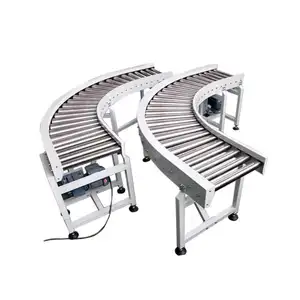 304 stainless steel roller conveyor, suitable for packaging sorting