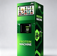 Distributeur automatique de boissons protéinées avec contrôle tactile amélioré, concentration et sucrage réglables