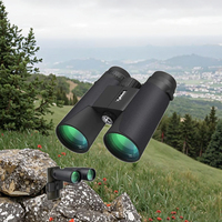 Prismes entièrement multi-couches grossissement 10X HD 10X42 jumelles télescope pour l'observation des oiseaux chasse étanche/bak4