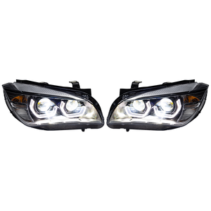 BMW X1 E84 2011-2015 업그레이드 <span class=keywords><strong>LED</strong></span> DRL 프로젝터 렌즈 헤드라이트 (엔젤 아이 헤일로 링 헤드램프 포함) 공장도 가격 플러그 앤 플레이 - Product Image 1