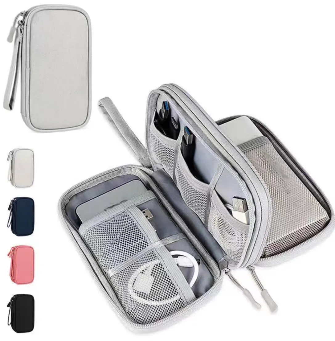 지퍼 스토리지 케이스 휴대용 운반 도구 더블 레이어 EVA 도구 스토리지 가방