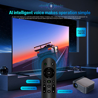 Projecteur Portable M8 Lcd 8K 3D Multi-langue WIFI 2.4G & 5G 400 Lumens 1080p Projecteur Portable Home Cinéma