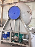 Máquina Comercial Hidráulica para Marinar y Salar Carne, Máquina de Tamboreo para Carne, Marinador, Máquina de Tamboreo para Carne de Pollo con Refrigeración