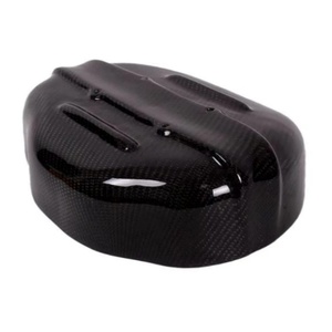 Cubierta de <span class=keywords><strong>cilindro</strong></span> de motor de fibra de carbono mecanizado CNC personalizado servicio de fabricación de piezas protectoras de motocicleta - Product Image 2