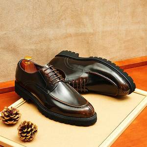 Chaussures plates décontractées et habillées pour hommes en cuir véritable respirant, légères, à enfiler, avec semelle extérieure en caoutchouc antidérapante - Product Image 3