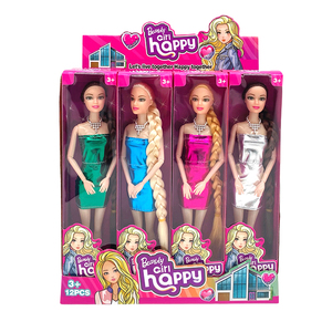 ชุดของเล่น<span class=keywords><strong>ตุ๊กตา</strong></span><span class=keywords><strong>ผม</strong></span><span class=keywords><strong>ยาว</strong></span>11.5นิ้วสำหรับเด็ก<span class=keywords><strong>ผู้หญิง</strong></span>ชุดของขวัญวันหยุด4P - Product Image 3