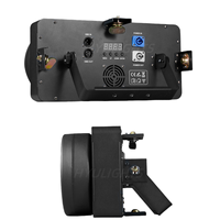 RGBW 120W Retro Matrix LED Stage Light DMX 2-Eyes Audience Blinder Iluminación ambiental DJ Strobe Wash Retroiluminación con lámpara de aluminio