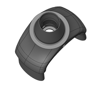 2025 capuchon de couronne de fourche en aluminium usiné CNC de taille personnalisée nouvelle pièce de moules innovante - Product Image 1