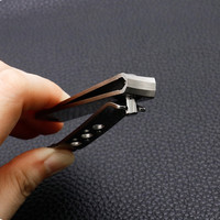 WELLFLYER Ensemble de coupe-ongles NC-200, coupe-ongles et coupe-ongles robustes et tranchants avec étui en étain visible