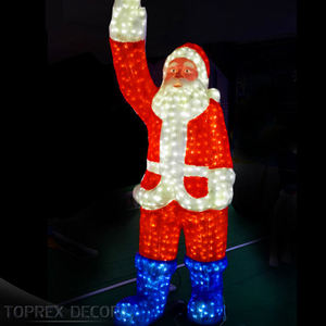 TOPREX Event بسعر الجملة حجم الحياة صوفي بمكانة سانتا كلوز نحت Led حجم كبير سانتا كلوز - Product Image 3