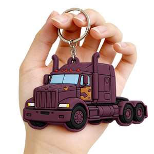 Llavero <span class=keywords><strong>de</strong></span> Goma Personalizado con Forma <span class=keywords><strong>de</strong></span> Coche, Promocional, con Logotipo y Letra 2D, Ecológico y Duradero, Venta al Por Mayor - Product Image 2