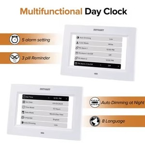 <span class=keywords><strong>Reloj</strong></span> <span class=keywords><strong>Calendario</strong></span> Digital Inteligente de 10 Pulgadas para Personas Mayores <span class=keywords><strong>con</strong></span> Pantalla Grande que Muestra <span class=keywords><strong>Día</strong></span>, <span class=keywords><strong>Fecha</strong></span> <span class=keywords><strong>y</strong></span> <span class=keywords><strong>Hora</strong></span>, <span class=keywords><strong>con</strong></span> Alarma - Product Image 5