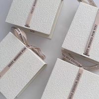 YZ vente en gros boîte carrée texturée Simple ruban magnétique ruban boîte-cadeau emballage en carton boîte de papier emballage en papier