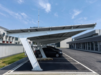 Systèmes de carport solaires, y compris les carports solaires en acier et les parkings solaires, adaptés aux projets EPC de parkings commerciaux