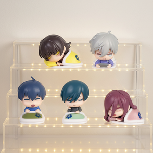 Set de 5 Figuras de Anime Japonés con Diseños Nuevos, Figuras de Acción de Anime Blu Lock, Versión Q, Isagi Yoichi, <span class=keywords><strong>Bachira</strong></span> <span class=keywords><strong>Meguru</strong></span>, Juguetes Coleccionables - Product Image 1