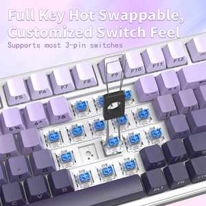 ZIFRIEND ZT99 TLK Custom Keyboard Kit Hotswap <b>Wireless</b> USB Gasket RGB Backlit Gaming Mechanical <b>PC</b> Laptop Wholesale Custom Hotsw - Product Image 5