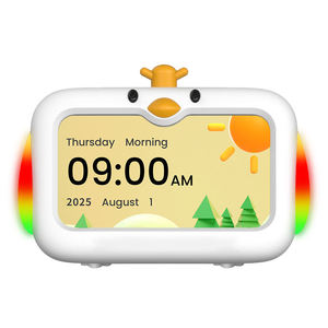 Phim Hoạt Hình Thiết Kế Trẻ Em Trẻ Mớ<span class=keywords><strong>i</strong></span> Biết Đ<span class=keywords><strong>i</strong></span> Ngủ Huấn Luyện Viên Kỹ Thuật Số Đ<span class=keywords><strong>i</strong></span>ện Tử Tiếng Ồn Trắng Âm Thanh Báo Động LED Ánh Sáng Ban Đêm Lịch 4.1 Inch Bàn - Product Image 6