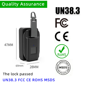 Ly Hợp Ba Lô Cặp Nhựa Điện Tử Sinh Trắc Học Ngón Tay In Thông Minh Vân Tay Túi Khóa - Product Image 5