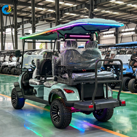 Voiturette de golf électrique Robetaa en gros, véhicule utilitaire, voiturette de golf 6 places de luxe avec certification CE