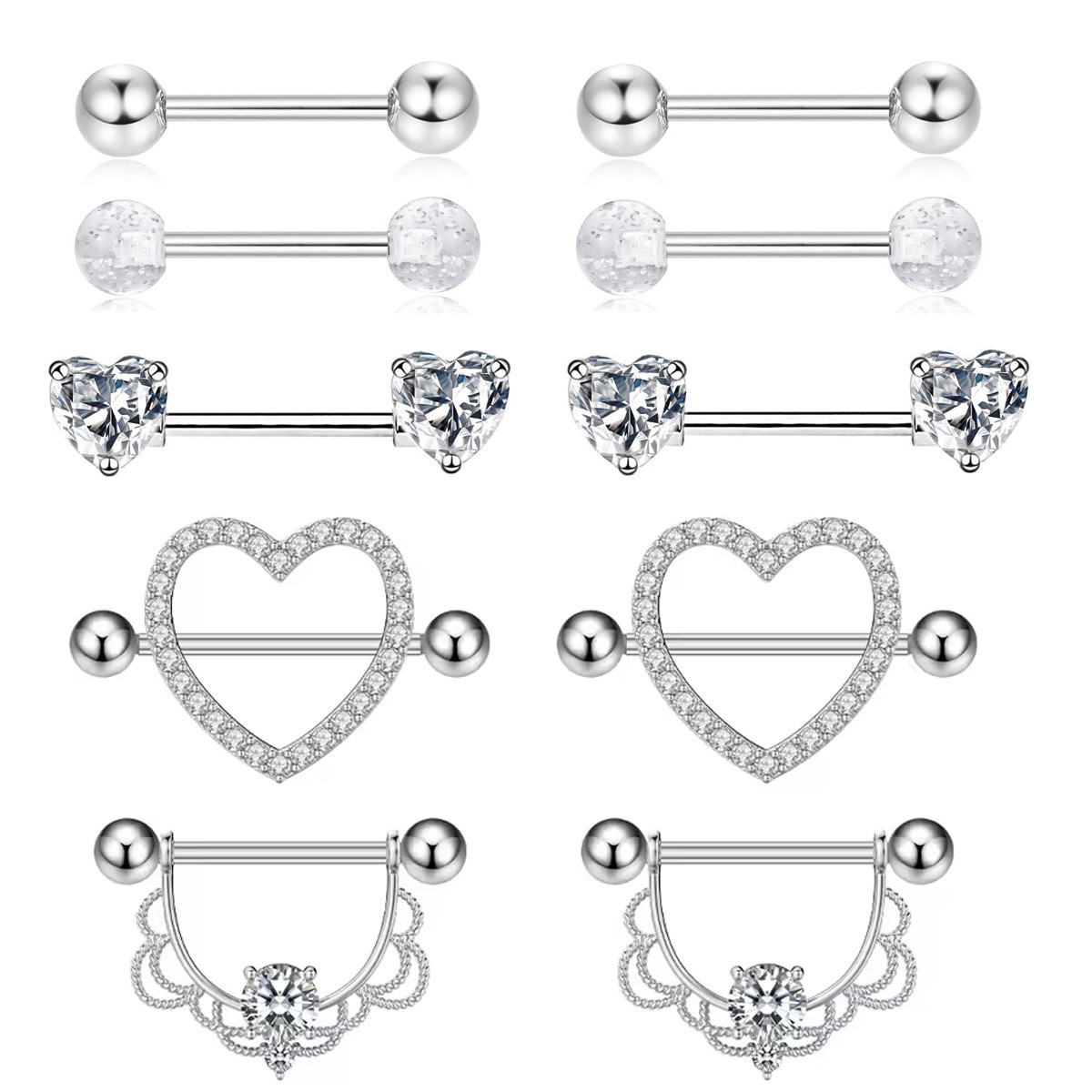 White 10PCS