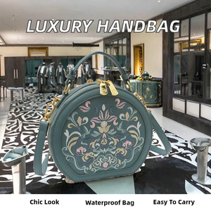 Sac à bandoulière de luxe pour femme en PU de haute qualité, imprimé, portable, avec fermeture à bouton, deux sangles, imperméable - Product Image 3