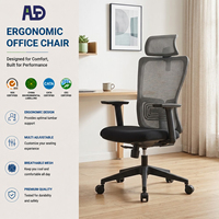 Chaise de bureau ergonomique de luxe en maille, chaise de direction, chaise d'ordinateur, chaise de bureau pour le télétravail, approvisionnement direct usine