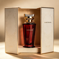 Flacon de parfum en verre conique à facettes verticales de 100 ml personnalisé, supporte la gravure de logo et le revêtement pour les parfums, commandes en gros