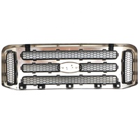 4x4 OffRoad Auto Parts Autres accessoires extérieurs ABS Chrome voiture calandre supérieure pare-chocs gril Parrilla adapté pour F250 2005-2007