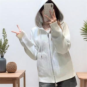 Giacca con Cappuccio in Spandex a Doppia <span class=keywords><strong>Cerniera</strong></span>, <span class=keywords><strong>Cardigan</strong></span> Lavorato a Maglia, Moda Autunno 2025 per Uomo e Donna - Product Image 3