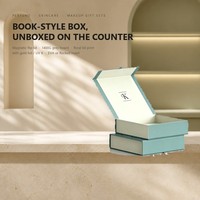 Boîte de parfum florale de luxe avec logo personnalisé pour un seul flacon, ensemble de soins de la peau et emballage cadeau pour palette de maquillage, vente en gros
