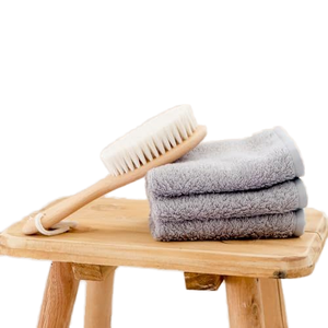 <span class=keywords><strong>Brosse</strong></span> à cheveux professionnelle en poils de chèvre, manche en bois, logo personnalisé, couleur durable, pour salon, sortie d'usine - Product Image 3
