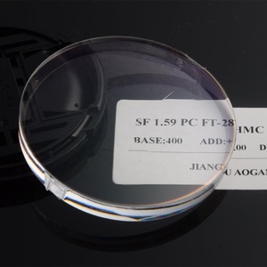 De China, venta al por mayor, 1,59 policarbonato plana bifocal <span class=keywords><strong>semi</strong></span> terminado óptico de la lente de espacios en blanco - Product Image 1