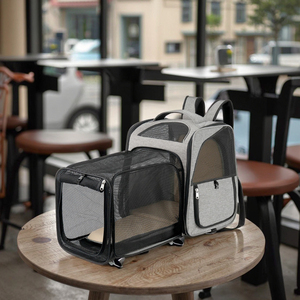 Sustainable Portable <b>Cat</b> Puppy Travel Backpack Multifunctional Waterproof Large Space EVA Material Expandable Pet Carriers - Product Image 1