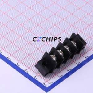 KF25SM-7.62-4P Barrier Terminal Block Through hole Component (THT),P=7.62mm Connector Two Sides 7.62mm 1x4P Straight Pin - Product Image 1