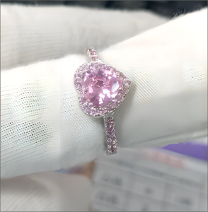 FOXI чистые 925 Серебряные кольца в форме сердца ювелирные изделия 5A Цирконий Популярные Позолоченные 925 стерлингового серебра обручальные кольца обещание кольца - Product Image 2