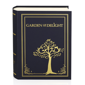 Sang Trọng Màu Đen Cuốn Sách Hình Hộp Tùy Chỉnh Lớn Vải Cứng Nhắc Các Tông Từ Giấy Hộp Quà Tặng - Product Image 5