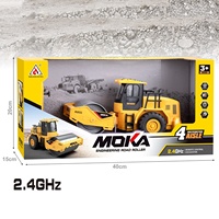 4DRC 1/14 Scale 4-Channel 2.4GHz RC Engineering Road Roller Remote Control Construction Vehicle Toy with Full Function Movement