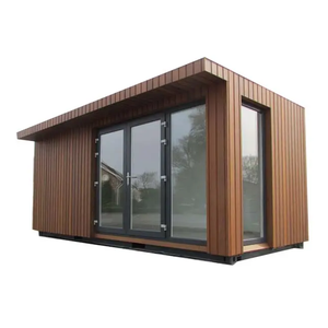 Maison mobile préfabriquée de 20 pieds à 2 chambres, prête à être expédiée de Chine, sur roues, avec extensions coulissantes, maison préfabriquée - Product Image 1