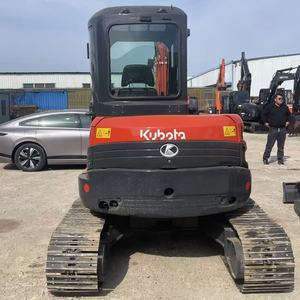 Mini-excavatrice sur chenilles Kubota U40 d'occasion, 4 tonnes, petite pelleuse pour travaux de tracteur et défrichement de terres. - Product Image 4