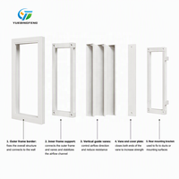 Vente en gros usine : Grilles de ventilation murales encastrées en aluminium fixes pour climatiseurs, idéales pour les systèmes de ventilation.