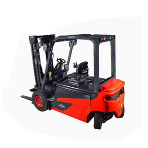 LindeE50電動5トンフォークリフトバッテリーカウンターウェイトフォークリフト快適シート3レベルガントリー - Product Image 4