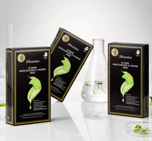Masque facial apaisant et hydratant JMSOLUTION BE NATURE Series Madecassoside, fabriqué en Corée, traitement calmant pour les rougeurs - Product Image 3