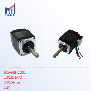 Moteur pas à pas hybride HEMM haute vitesse, faible bruit, Nema 8, 20 mm, 2 phases, 1,8 degré, 0,015 N.m, 3,36 V pour imprimante 3D HEM-8H2001 - Product Image 3