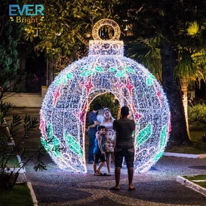 Décorations lumineuses géantes 3D personnalisées en PVC LED pour Halloween et Noël, IP65, pour aménagement paysager, jardin, parc, zoo, centre commercial, place - Product Image 2