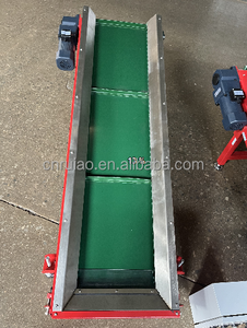 Edelstahl 304 Lebensmittel qualität PVC-Band fördersystem tragbare bewegliche elektrische Band förderer Preis für Werkstatt - Product Image 6