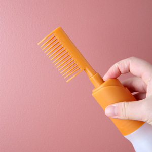Flacon de traitement capillaire avec brosse peigne, 110 ml, en plastique, avec échelle de mesure, pour teinture, permanente et coiffage - Product Image 3