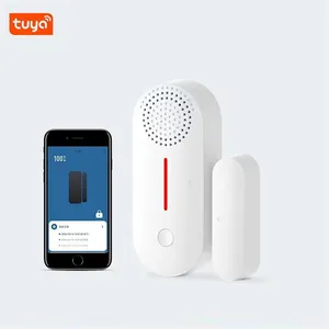 2021 Tuya WiFi אבטחת אזעקת זמזם גנב הוכחה מגנטי דלת חיישנים חכם Wifi דלת חיישן