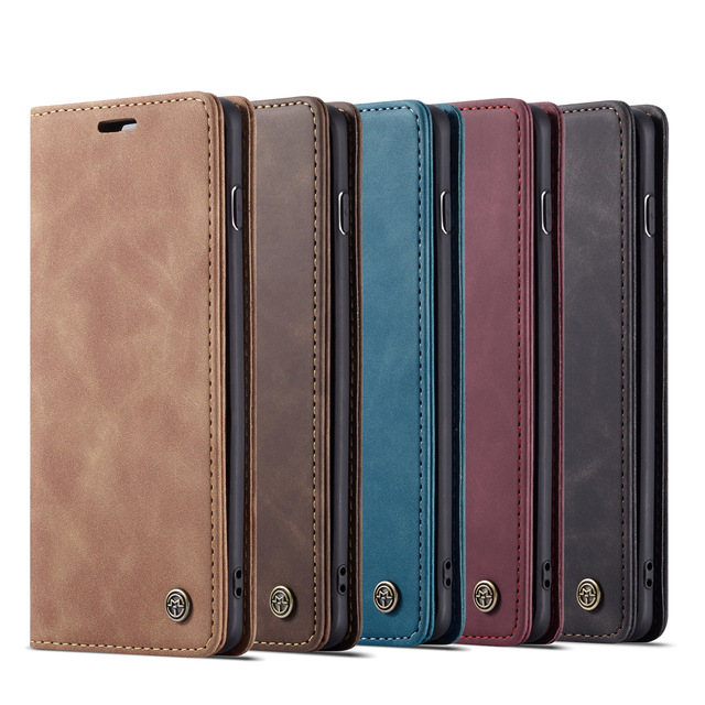 Luxury Flip Leather Wallet Case for Samsung Galaxy S21 FE S20 S10 S9 S8 S7 Note 8 9 10 20 Plus Ultra Lite S10E Cover Phone Case